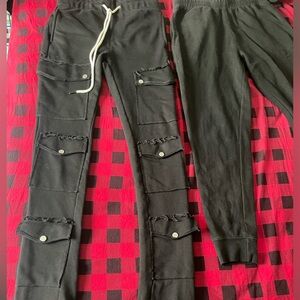 Stacked joggers